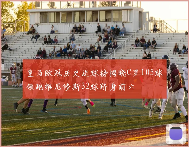 皇马欧冠历史进球榜揭晓C罗105球领跑维尼修斯32球跻身前六